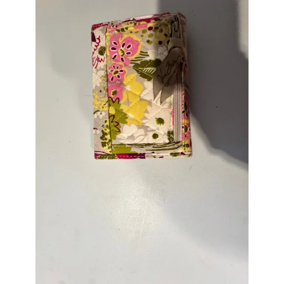 Vera Bradley Floral Wallet Beige Pink Small Women's - Picture 3 of 7